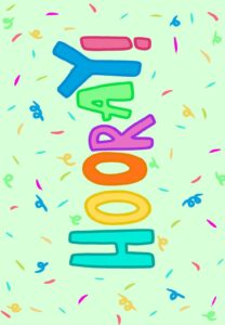 Hooray Greeting Card