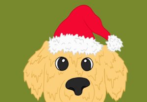 Santa Pup Greeting Card - Image 2