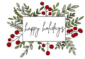 Holiday Berries Greeting Card - Image 2