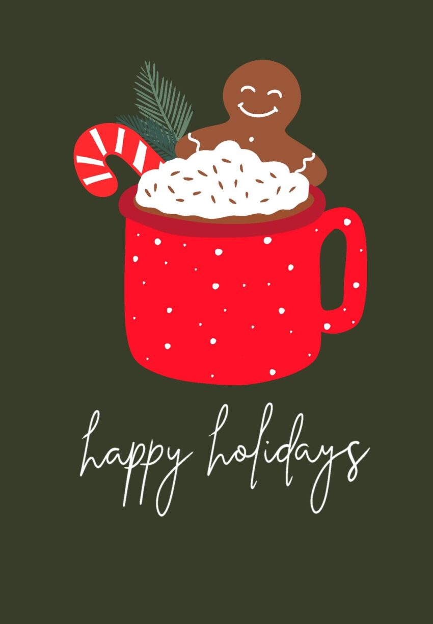 Holiday Cocoa Greeting Card