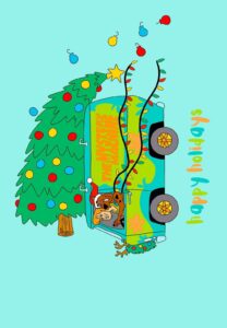 Scooby Doo Christmas Greeting Card