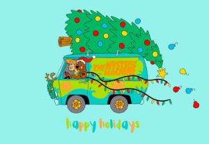 Scooby Doo Christmas Greeting Card - Image 2