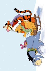 Winnie-The-Pooh Holiday Greeting Card