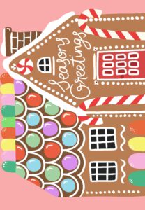 Gingerbread House Greeting Card