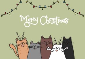 Singing Cats Greeting Card - Image 2